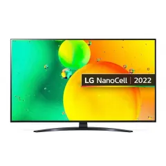 43" Nanocell SMART Телевизор LG 43NANO766QA, 3840 x 2160 4K, webOS, Чёрный