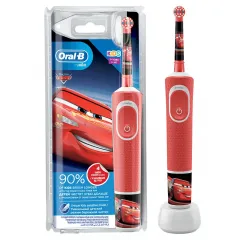 Periuta de dinti electrica sonica Oral-B Kids Vitality D100, Rosu