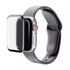 Защитное стекло Cellularline Apple Watch 41mm, Чёрный