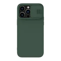 Чехол Nillkin iPhone 14 Pro Max, CamShield Silky Silicone, Mist Green