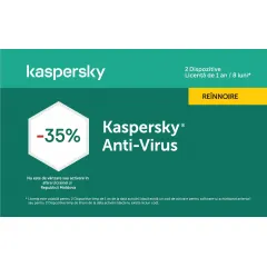 Kaspersky Anti-Virus Card 2 Dt 1 Year Renewal - Promo