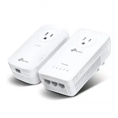 Wi-Fi + Powerline adapter TP-LINK TL-WPA8631P KIT, AV1300, 1300 Mbps, Alb