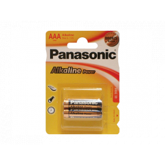 2907 Baterie Panasonic Alkaline Power, AAA Blister x 2,  LR03REB/2BP