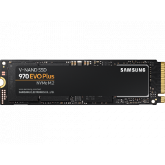 M.2 NVMe SSD 500GB  Samsung 970 EVO Plus, PCIe3.0 x4 / NVMe1.3, M2 Type 2280, Read: 3500 MB/s, Write: 3200 MB/s, Read /Write: 480,000/550,000 IOPS, Co