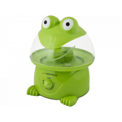 Humidifier Esperanza  FROGGY EHA006  Tank capacity 3,5 L, Power 25 W; Suitable for rooms up to 40 m2; 3 levels of steam outputs; Steam output 300 ml /