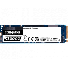 M.2 NVMe SSD 1.0TB  Kingston A2000,  PCIe3.0 x4 / NVMe1.3, M2 Type 2280 , Read: 2200 MB/s, Write: 2000 MB/s, Controller Phison E8, 3D NAND TLC,  SA200