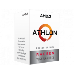 CPU AMD Athlon 200GE, Socket AM4, 3.2GHz (2C/4T), 4MB L3, Radeon Vega 3 Graphics, 14nm 35W, Box  YD200GC6FBBOX