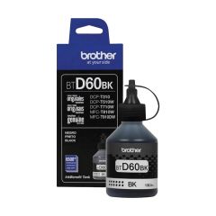 Ink Bottle for Brother BTD60BK for DCP-T310, DCP-T510W, DCP-T710W, MFC-T810W, MFC-T910DW  Black, Approx. 6500 pages