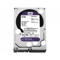 3.5" HDD 4.0TB Western Digital  Purple, 5400rpm,64MB, SATAIII (for video)  WD40PURZ