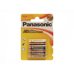 3011 Baterie Panasonic Alkaline Power, AAA Blister x 4,  LR03REB/4BPR