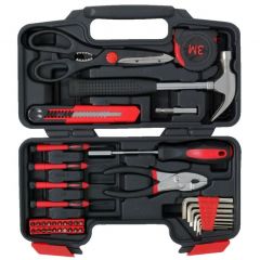 Tools Spacer, 39 pcs, varfuri de surubelnita (x20) , surubelnite (x4),patent, ciocan, ruleta, foarfeca, cutter, chei hexagonale (x8), "SPT-HOUSE-39"
