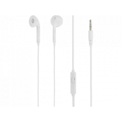 Casti in-ear, Fly, with mic, wired, Jack 3.5 mm, 16 ohm, 20Hz, 1.2 m, Tellur White  TLL162152