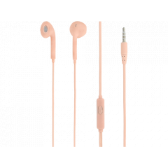Casti in-ear, Fly, with mic, wired, Jack 3.5 mm, 16 ohm, 20Hz, 1.2 m, Tellur Pink  TLL162172