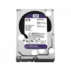3.5" HDD 6.0TB Western Digital  Purple, 5400rpm, 64MB, SATAIII (for video)  WD60PURZ