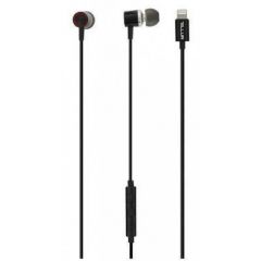 Casti in-ear, Connection-Lightning cu licenta MFI, 1.2m, Tellur Black  TLL162022