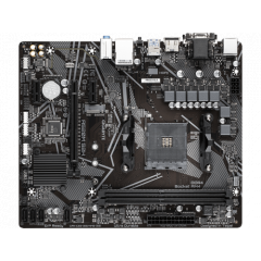 MB GIGABYTE A520M S2H, Socket AM4, AMD A520, Dual 2xDDR4-5100, APU AMD graphics, VGA, DVI, HDMI, 1xPCIe X16, 4xSATA3, RAID, 1xM.2, 2xPCIe X1, ALC887 H