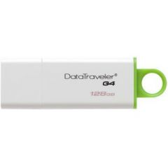 128GB  USB3.0  Kingston DataTraveler G4 White/Green  DTIG4/128GB