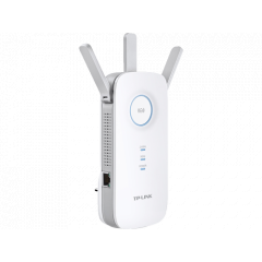 TP-LINK RE450 AC1750 Dual Band Wireless Wall Plugged Range Extender, Qualcomm, 1300Mbps at 5Ghz + 450Mbps at 2.4Ghz, 802.11ac/a/b/g/n, 1 10/100/1000M