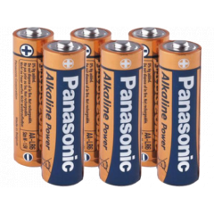 40972 Baterie Panasonic Alkaline Power, AAA Blister x 4 + 2 GRATIS,  R03REB/6B2F