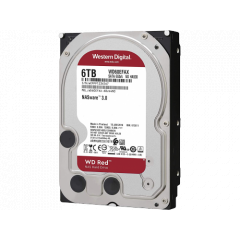 3.5" HDD 6.0TB Western Digital Red, NAS, 5400rpm, 256MB, SATAIII  WD60EFAX
