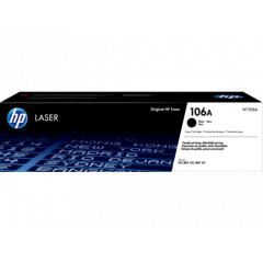 Original toners HP 106A (W1106A) Black for 107a, 107r, 107w, 135a, 135r, 135w, 137fnw