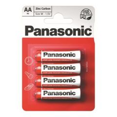 2830 Baterie Panasonic Carbon-Zinc, AA Blister x 4,  0R6REL/4BPR