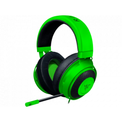 Headphone RAZER Kraken Green / Gaming Headset, Retractable Unidirectional Microphone with quick mute toggle, 7.1 Surround Sound, 50 mm with Neodymium