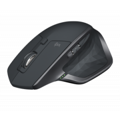 Logitech Wireless Mouse MX Master 2S Graphite, Multi-Device, 2.4, GHz and Bluetooth, with USB Unifying Receiver, 4000 DPI Any Surface Tracking, 7 Butt