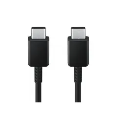 Кабель для зарядки и синхронизации Samsung USB-C to USB-C Cable 3A, USB Type-C/USB Type-C, 1,8м, Чёрный