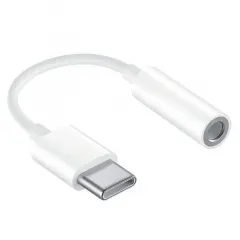 Аудио адаптер Huawei CM20, USB Type-C/3.5 mm (F), 0,09м, Белый