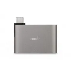 Адаптер для USB-кабеля Moshi USB-C to Dual USB-A Adapter, USB Type-C/USB Type-A, Серый