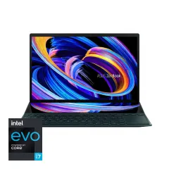 Ноутбук 14 ASUS Zenbook Duo UX482EGR, Celestial Blue, Intel Core i7-1195G7, 16ГБ/1024Гб, Windows 11 Pro