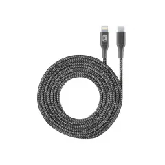 Кабель для передачи данных Cellularline Long Cable, Lightning/USB Type-C, 2,5м, Чёрный