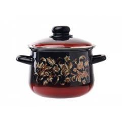 Кастрюля конич. 5,5L Драгоценная красная 1с47я-13
