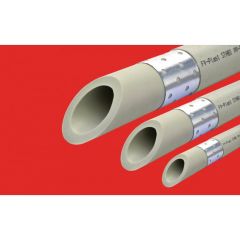 Труба ПП-Р STABI с алюминиевой вставкой PN 20 STABI 25*3.7  FV PLAST