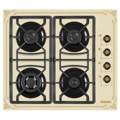 Варочная газовая поверхность Wolser  WL-F 6401 GT IC   Ivory Rustic
