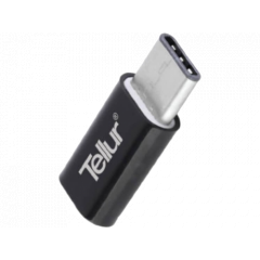 Adaptor Type-C, MicroUSB, Tellur Black  TLL155161