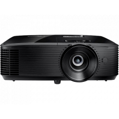 Optoma S343e  DLP 3D, SVGA, 800x600, Throw Ratio 1.94 - 2.16:1, Distance: 1,2-12m, 22000:1, 3800Lm, 15 000 hrs (Eco+), HDMI, VGA, USB, 10W Speakers, b