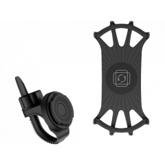 Suport detasabil de telefon 4"-6.5", pentru bicicleta, Tellur BPH100 Black  TLL193001