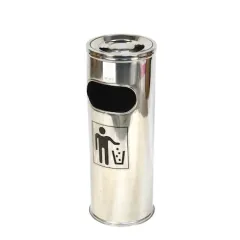 Cos gunoi cu scrumiera INOX