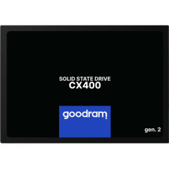 2.5" SSD 1.0TB  GOODRAM CX400, SATAIII, Read: 550 MB/s, Write: 500 MB/s, 7mm, Controller Phison PS3111-S11, 3D NAND TLC  SSDPR-CX400-01T