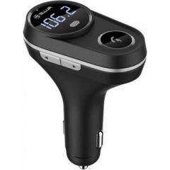 Car FM Transmitter, FMT-B5, Bluetooth, Display, MicroSD, USB QuickCharge 3.0, 1 x USBmax 2.4A, MP3/WMA, Tellur Black  TLL622041