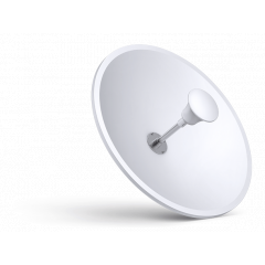 2.4GHz 24dBi Outdoor 2x2 MIMO Dish Antenna, 2 RP-SMA connector, point-to-point backhaul application
