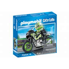 PM70204 Motorcycle with Rider