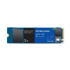 M.2 NVMe SSD 500GB  Western Digital Blue SN550,  PCIe3.0 x4 / NVMe1.3, M2 Type 2280 , Read: 2400 MB/s, Write: 1750 MB/s, 3D NAND,  WDS500G2B0C