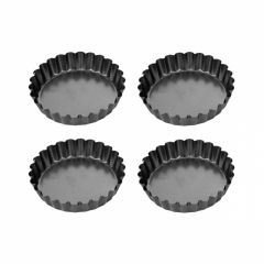 623110 Set forme de copt cu margini ondulate DEL?CIA ¤ 10 cm, 4 buc