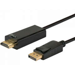 Cable DP M to HDMI M  1.5m  v1.4  FHD  SAVIO CL-56