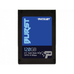 2.5" SSD 120GB  PATRIOT Burst, SATAIII, Read: 560 MB/s, Write: 540 MB/s  PBU120GS25SSDR