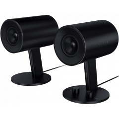 Speakers 2.0  RAZER Nommo, 3.5mm IN, AUX IN, Headphone OUT, Volume + Bass Control, Woven Glass Fiber 3-inch Drivers , 50 Hz - 20 KHz, Ext. Power Adapt