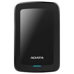 2.5" External HDD 1.0TB (USB3.2)  ADATA HV300 Slim Black  AHV300-1TU31-CBK